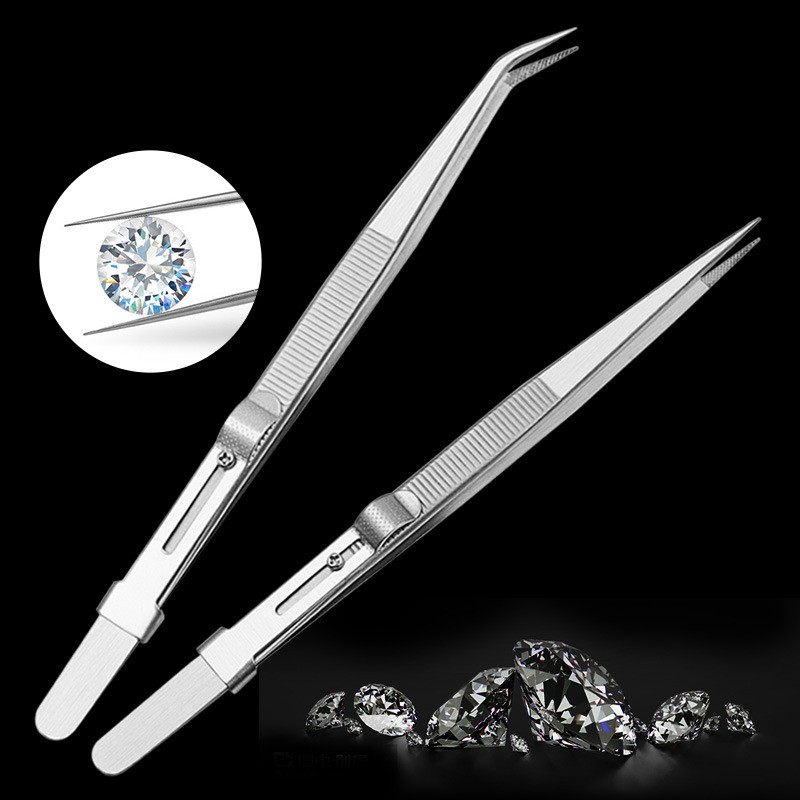 Professional stainless steel high quality jewelry tweezers DIY diamond gem jewelry jewelry jewelry making tools