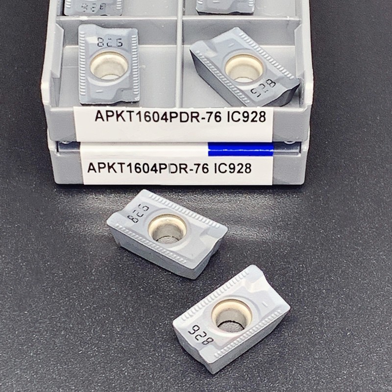 10 قطعة APKT1604PDR-76 IC928 شفرة من الكربيد إدراج ل Iscar APMT1604 PDER للصلب والفولاذ المقاوم للصدأ