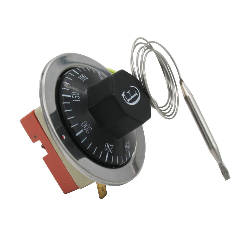 Thermostat-sensor temperature control switch, AC 16A, for electric oven, 50-300C disc, specially designed thermocouple