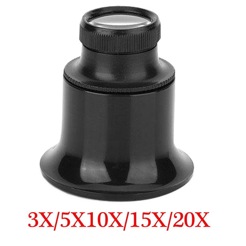 15/20X Jewelry Watch Repair Magnifier Portable Single Loupe Magnifying Loupe For Eye Magnifier Lens Watches Jewelry Tools