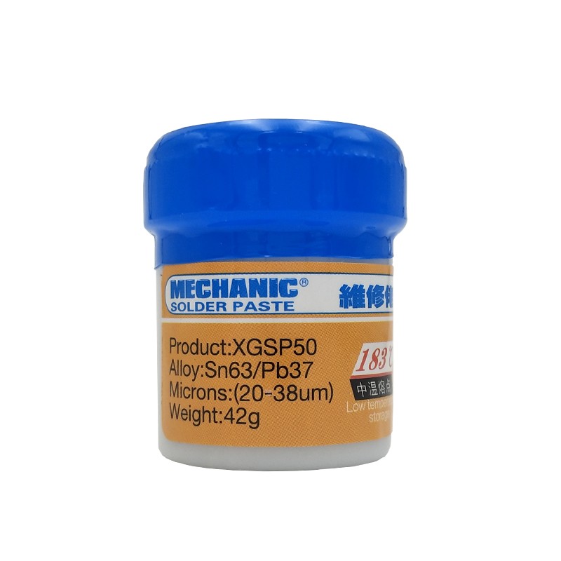 MECHANIC XGSP50 Solder Paste 42g SN63 Pb37 Welding Flux For SMD BGA SMT Stencil Soldering Rework Station