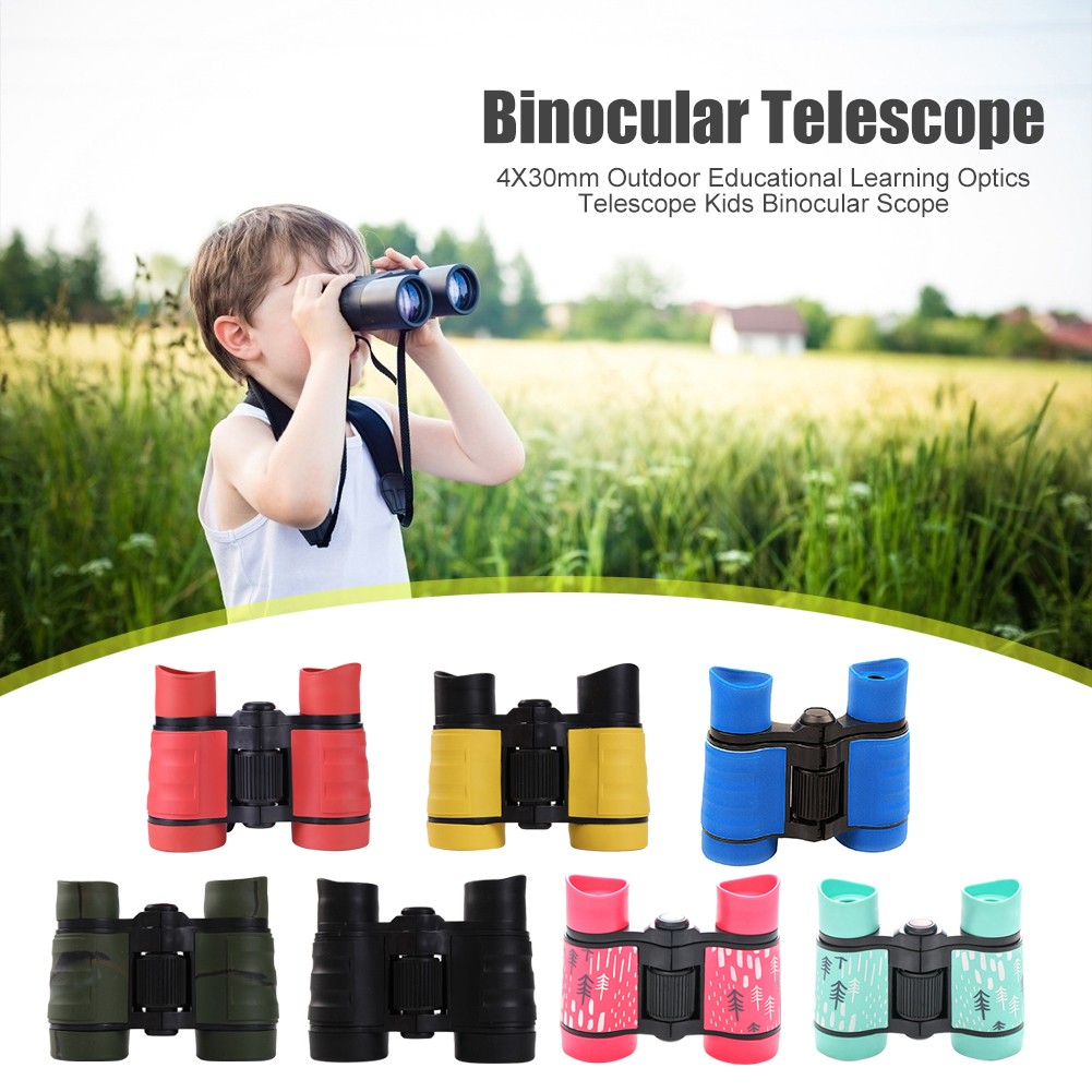 4X30mm Powerful Binoculars Outdoor Children Educational Learning Optics Telescope Kids Binocular Scope Folding Optics Telescope