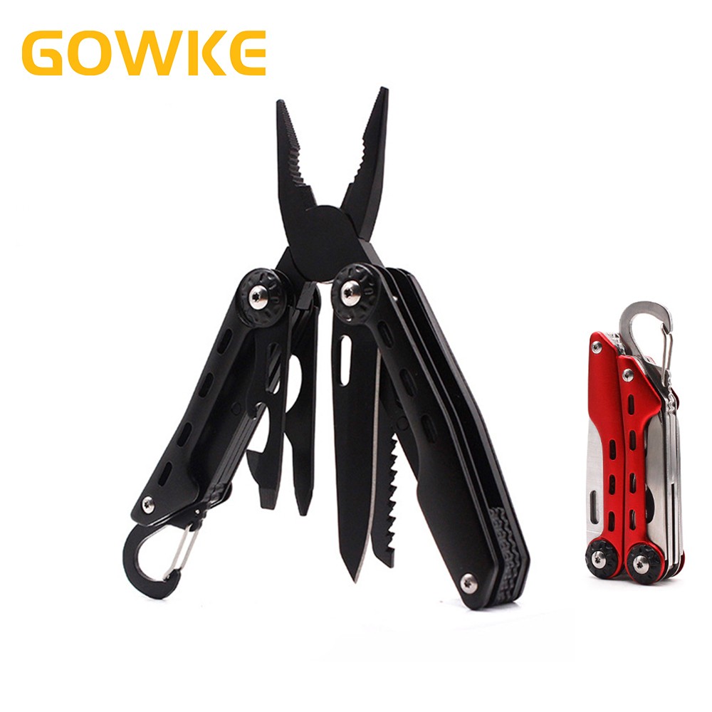 GOWKE Multifunction Tools Outdoor Multi Tools Knife Pliers Folding Portable Tool Bag Emergency Camping EDC Combine Equipment