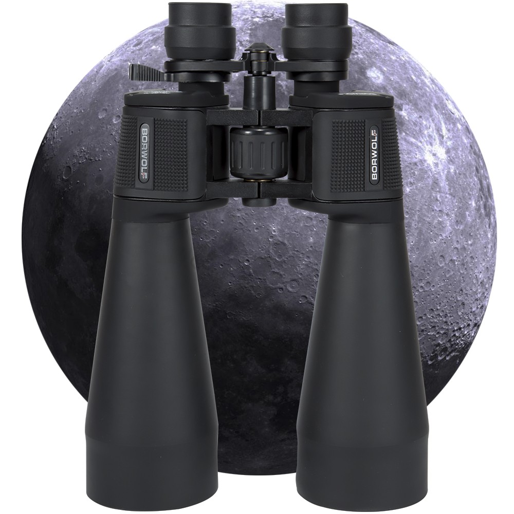 Borwolf 20-60X70 High Magnification Long Range Zoom 60 Times Hunting Telescope Binoculars HD Professional Zoom