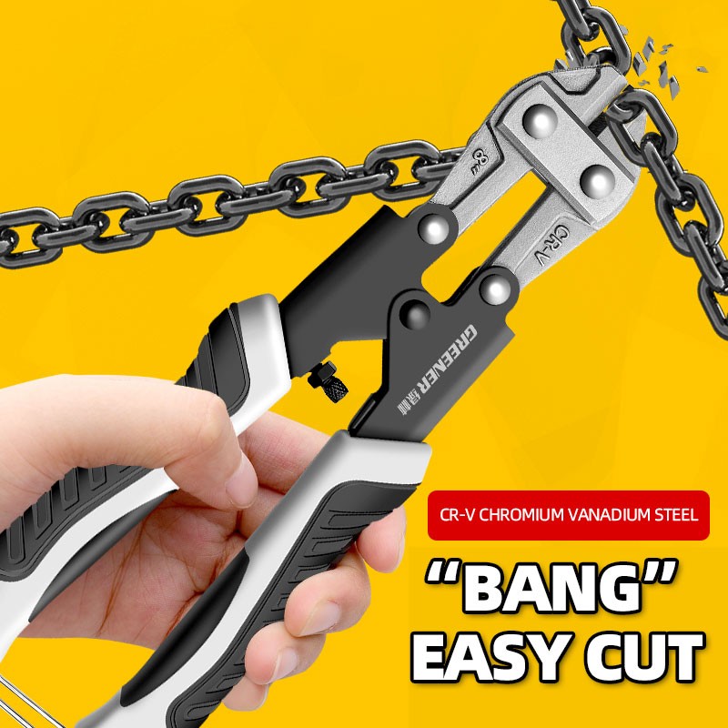 Olecranon Bolt Cutters Shear Lock Steel Wire Large Pliers Strongly Destroy Imported Labor-saving Steel Bar Shear Pliers