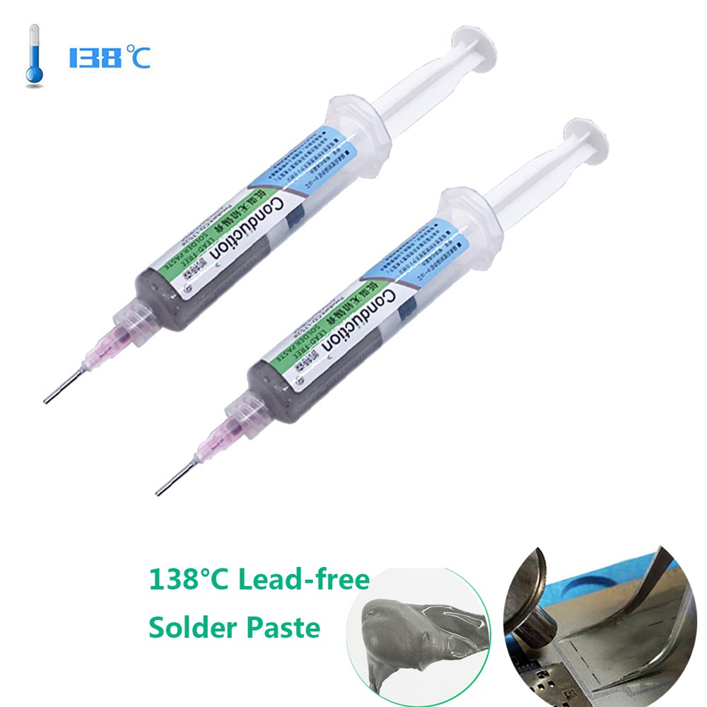 Lead Free Soldering Paste 138 Degree Soldering Tin For iPhone PCB BGA LED Repair Environmental Protection Tin Mud CPU Tin 30g/55g