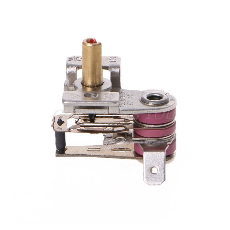 AC 250V 16A Adjustable 90 Degree Celsius Temperature Switch Bimetallic Heating Thermostat KDT-200 High Quality Drop Shipping