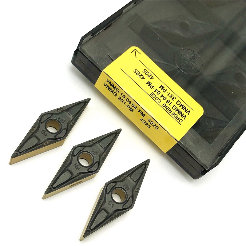 VNMG160404 VNMG160408 PM 4225 Ceramite Grade Carbide Inserts VNMG 160404 160408 PM4225 CNC Lathe Cutter External Turning Tools