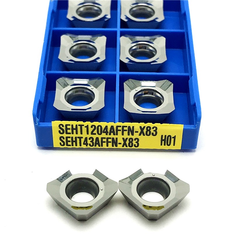 SEHT1204 AFFN X83 H01 رأس طاحن أدوات الخراطة مخرطة أداة آلة خرط تعمل بالتحكم الرقمي بواسطة الحاسوب طحن SEHT 1204 الألومنيوم النحاس أداة القطع