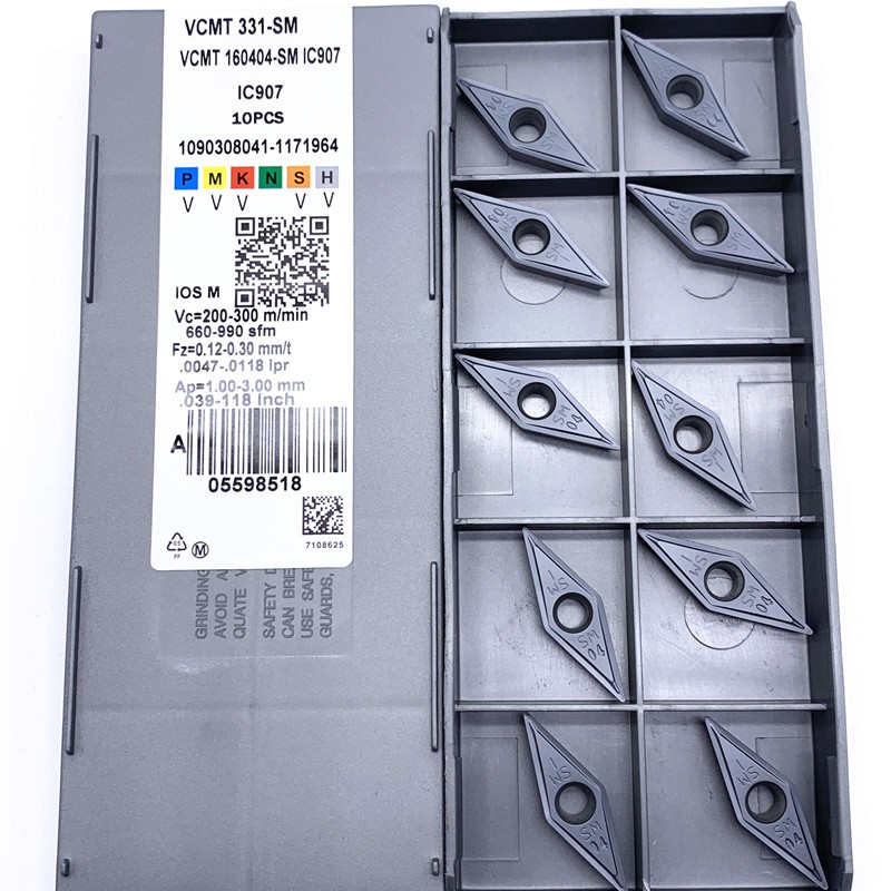 VCMT160404 Internal Turning Tool VCMT160408 SM IC907 908, Carbide Inserts, VCMT 160408 Lathe Tools