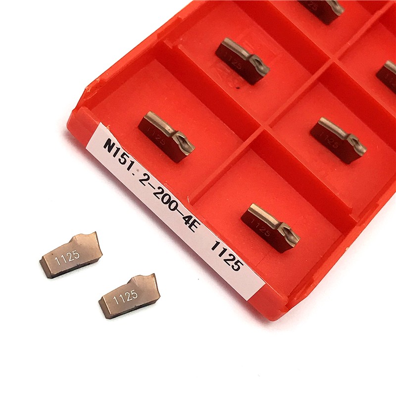 10pcs Metal Parts N151.2 200 300 400 4E 1025 1125 Carbide Insert Milling Cutting Tool Indexable Cutter N 151.2