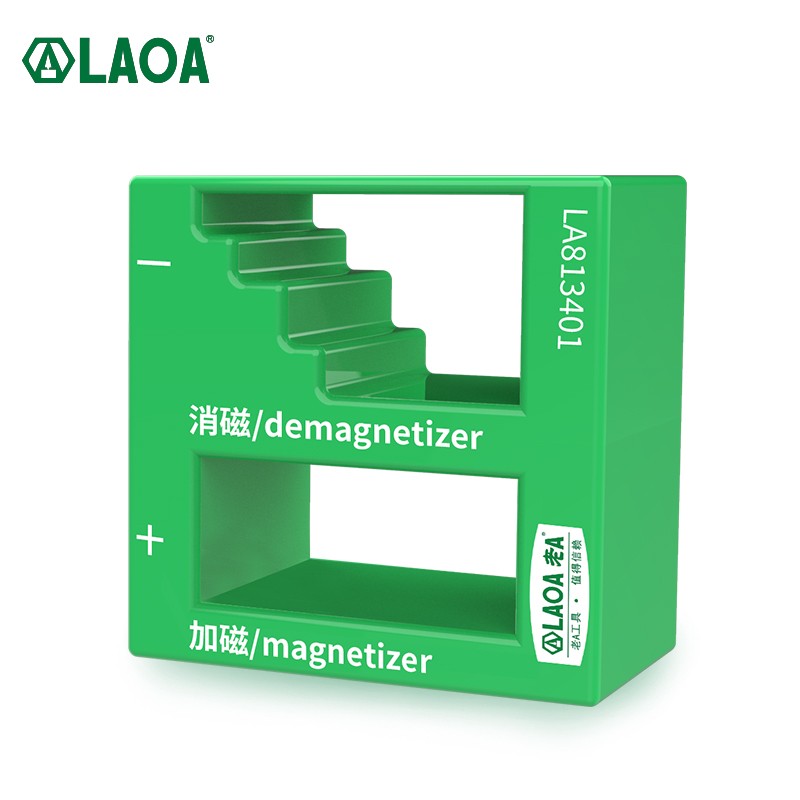 LAOA Demagnetizer Screwdriver Plus Magnetic Device Dual Use Degausser Magnetic Screwdriver