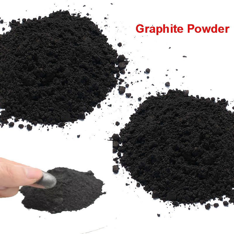 25g 50g 100g black fine graphite powder 99.9% non-toxic graphite powder for lock element lock