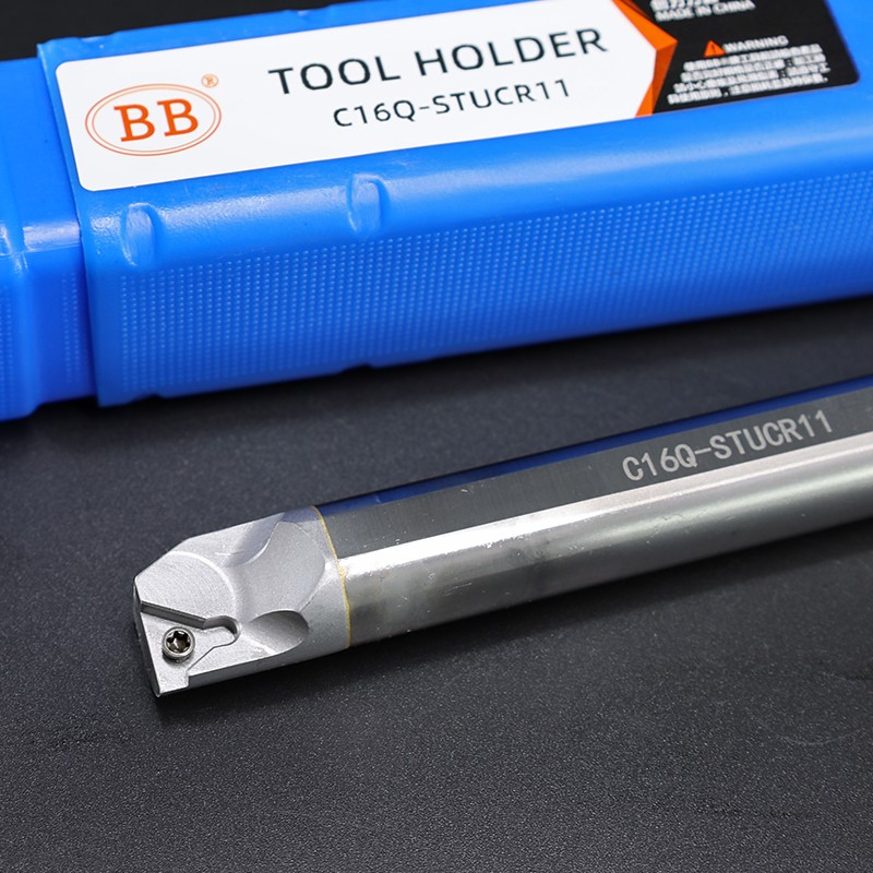 BB STUCR STFCR Lathe Screw Punch Bar S10K S12M Internal Turning HSS C08K Carbide Alloy Steel Tool Holder 0902 1102 16T3 TCMT