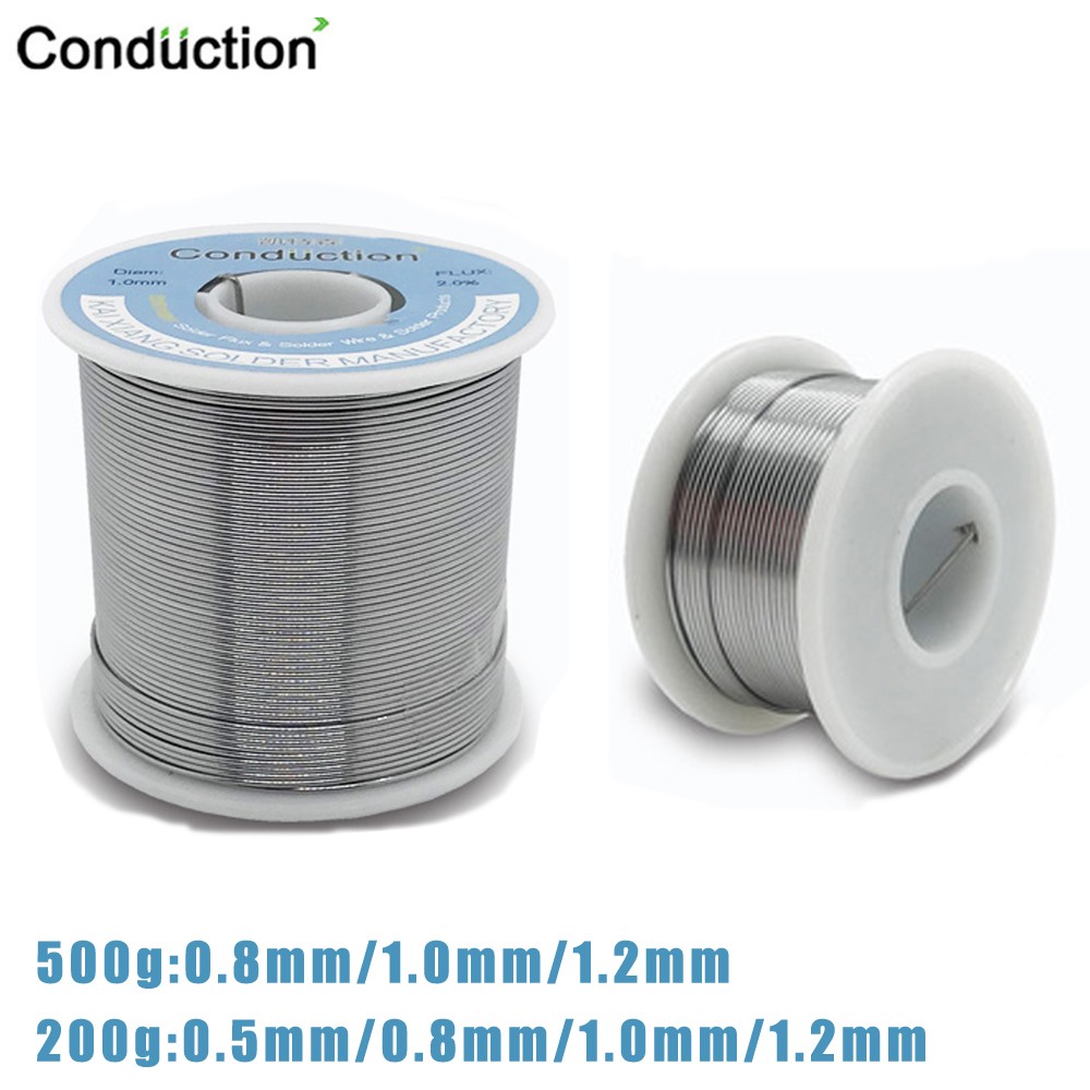 200g/500g Solder Welding Wire High Purity Low Fusion Spot 0.3/0.5/0.8/1/1.2mm Rosin Solder Wire Roll No Clean Tin BGA Soldering