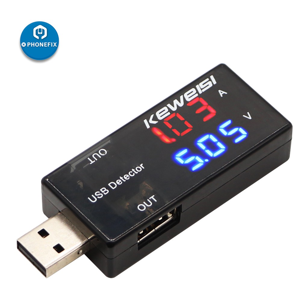 USB portable power meter, voltmeter, voltmeter, ampere, volt, ammeter, USB charger indicator