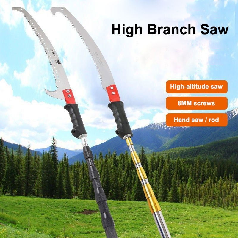 Telescopic Pole Reciprocating Saw Multifunction Hand Tools Stainless Steel High Branch Garden Fruit Tree Height