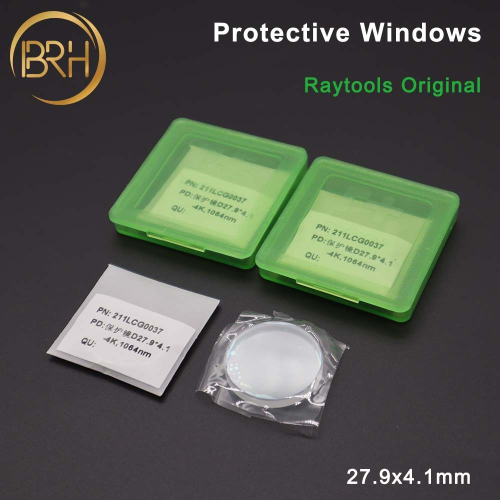 raytool original protection lens/protective windows/mirrors 27.9x4.1mm 211LCG0037 24.9x1.5 211LCG0020 For raytool BT240S BM111