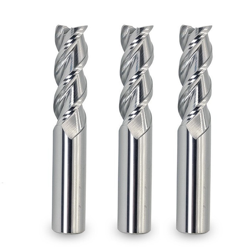 ZGT - Aluminum Milling Cutter, HRC50 3 Flute Milling Tools, Hard Tungsten Carbide Milling Cutter, Cnc Copper Aluminum Cutter