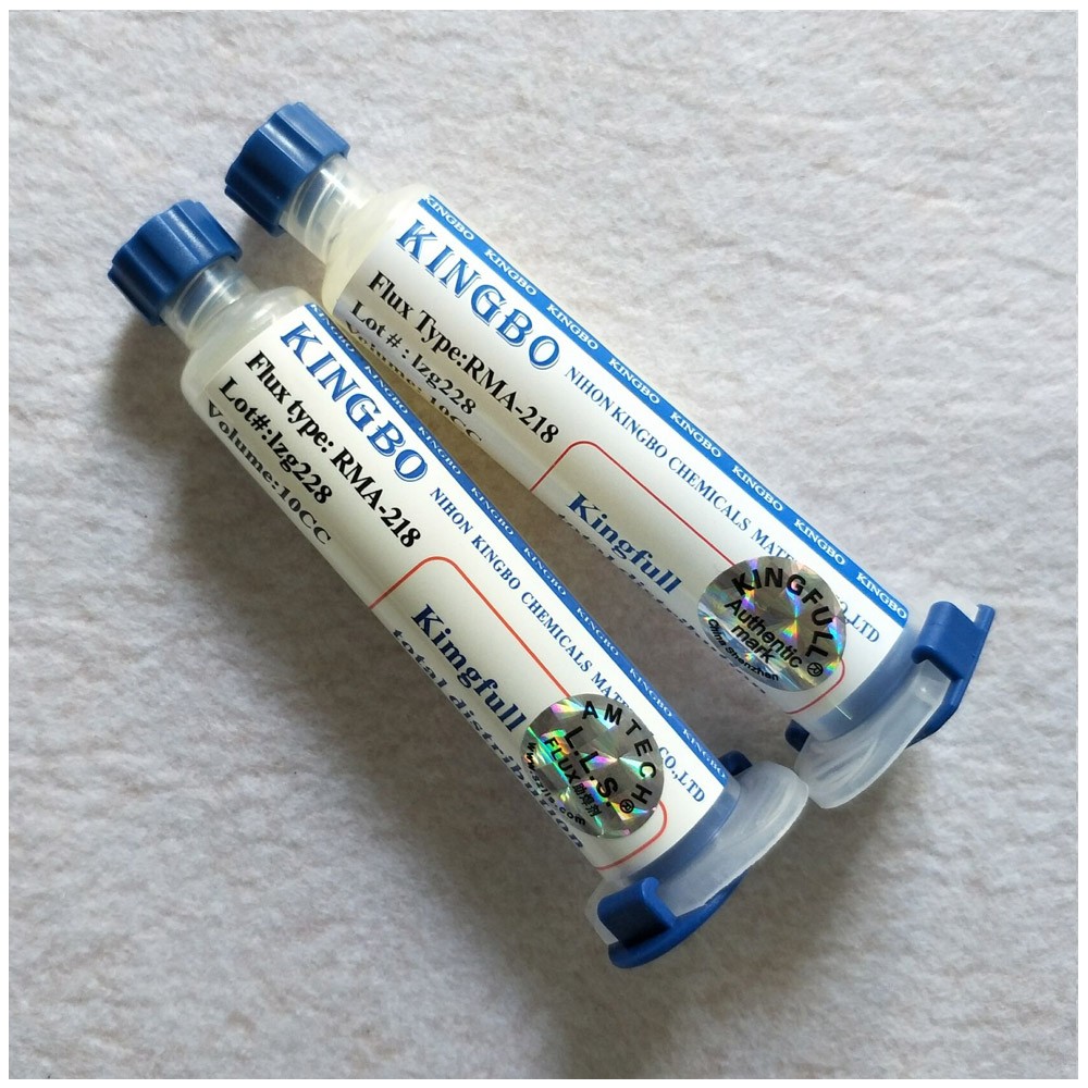 New 2set/lot Kingbo RMA-218 Flux Paste High Quality Soldering Flux for BGA Soldering Station Soldering Tin Cream