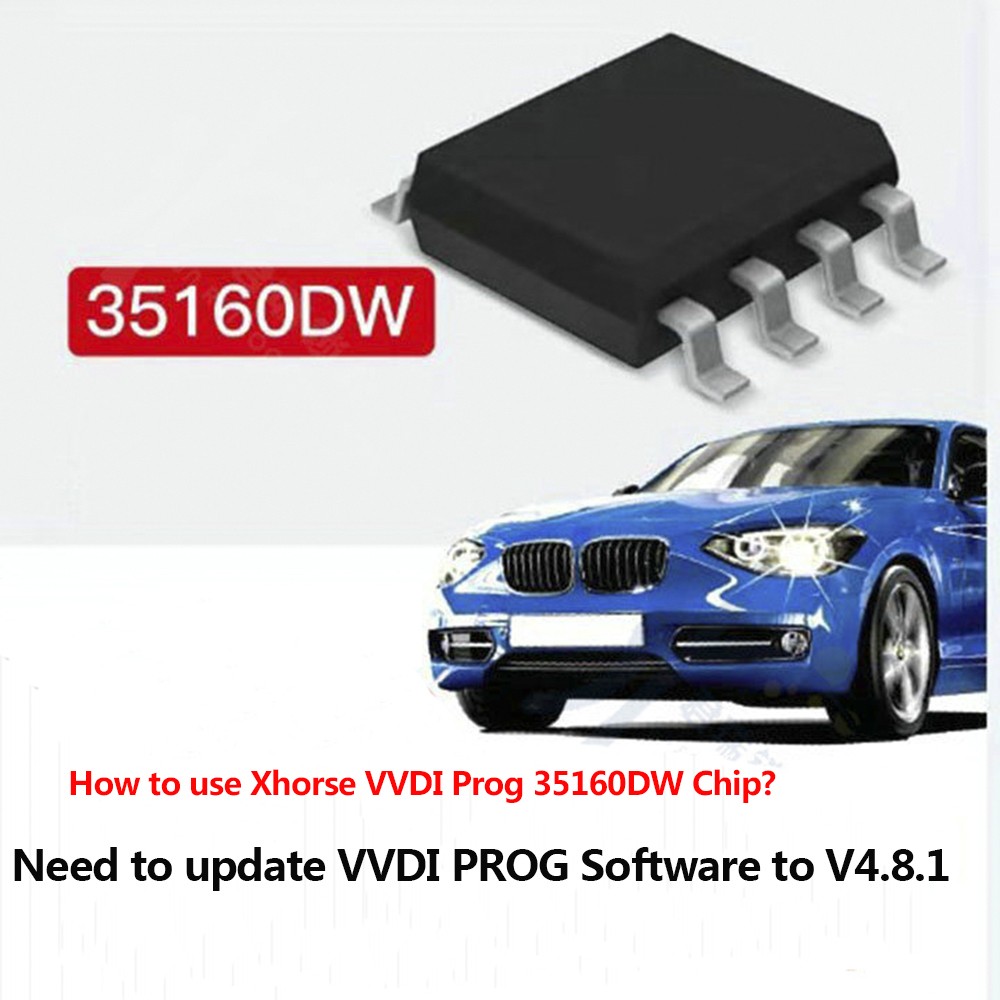 1pc Xhorse VVDI Prog 35160DW Chip Reject Red Dot No Need Emulator Replace M35160WT Adapter