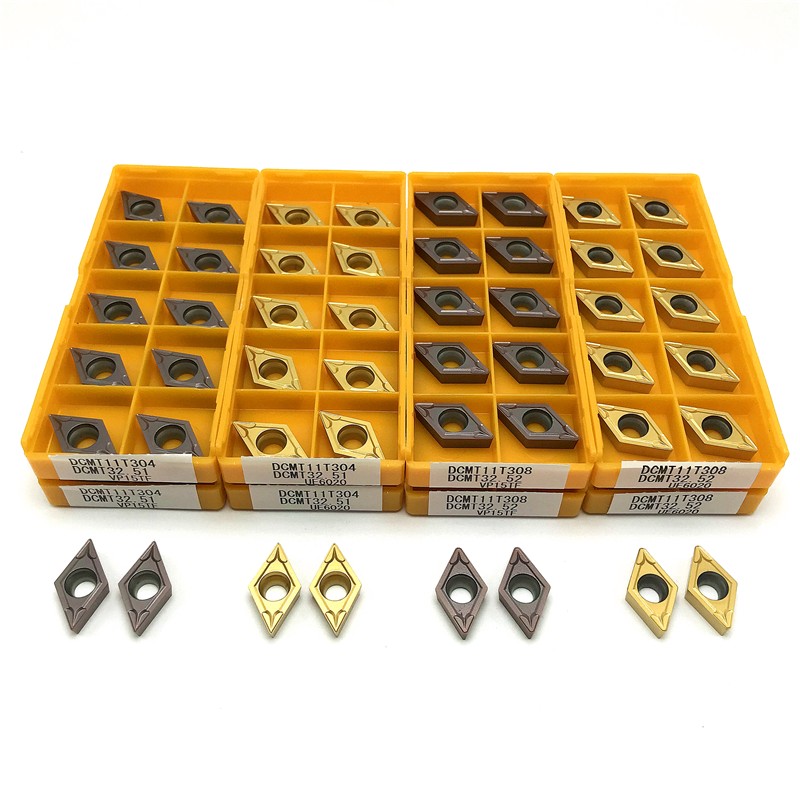 DCMT070204 DCMT11T304 DCMT11T308 Carbide Insert Inner Turning Tool High Quality Metal Turning Insert CNC Cutting Tool