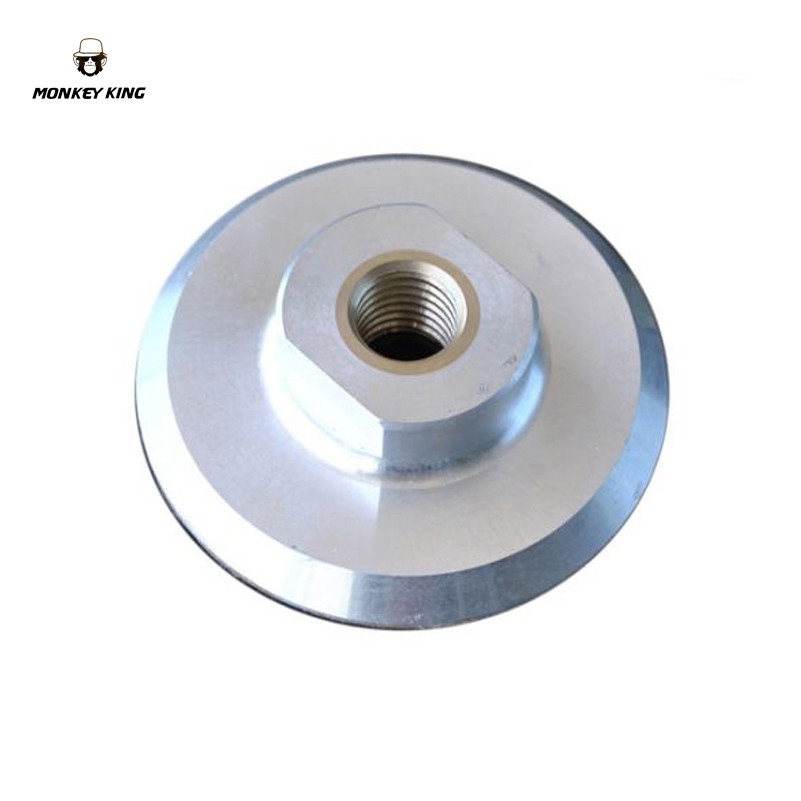 M10 M14 M16 5/8-11 Aluminum Packer Pad Holder for Resin Bond Diamond Polishing Pad 3" 4" 5" 6" 7" 80mm 100mm 125mm 150mm 180m