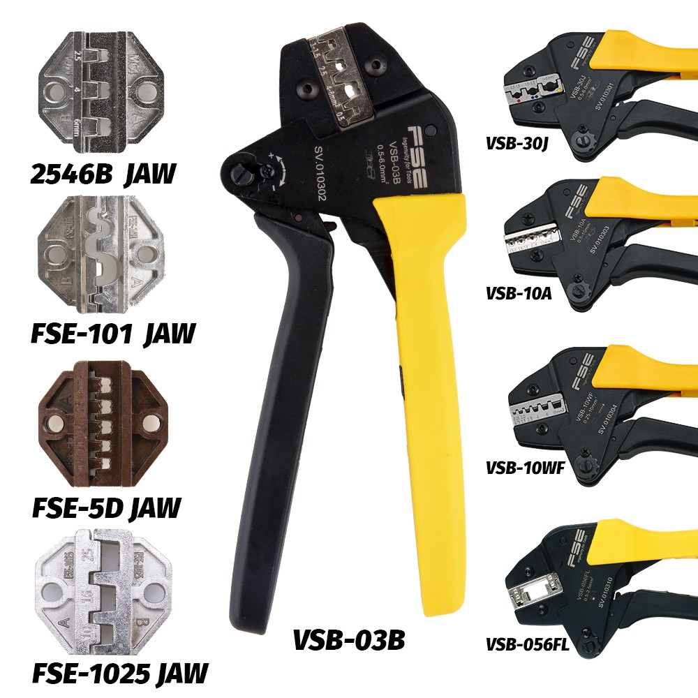 FSE VSB-03B Wire Cutter Crimping Tool Cable Pliers Tools Crimper Stripper Crimp Cutters Alicate Plier Crimper Set