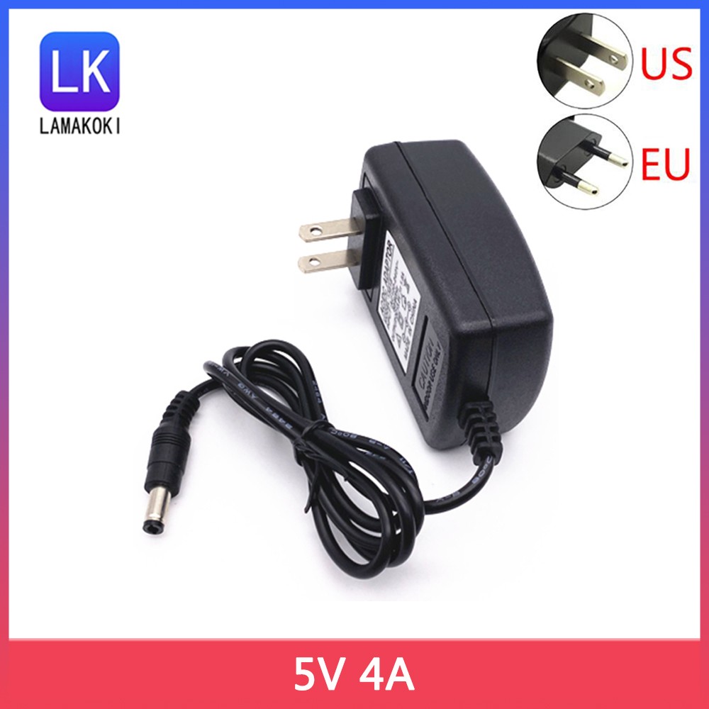 5V 4A Power Adapter Fan LED Desk Lamp Mobile Hard Disk Radio Monitor Drying Universal Box