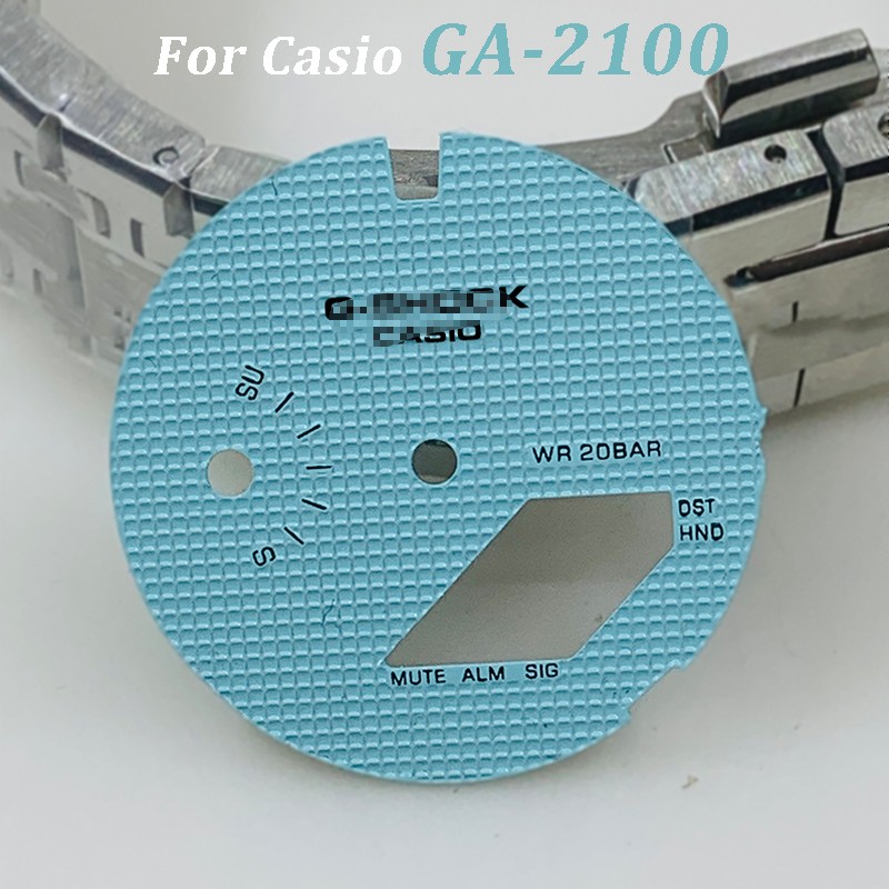 Casioak Watch Dial For G Shock GA2100 GA 2110 Adjustment Scale Ring DIY Watch Scale Ring Pointer Adjustment Double Watch Accessories