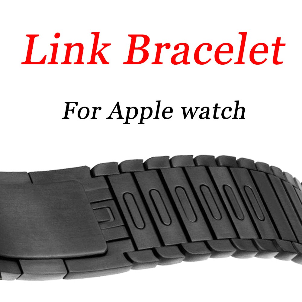 Connect Bracelet for Apple Watch Band 44mm 42mm Removable Stainless Steel Strap 42mm 38mm Band for iwatch Series 6 SE 5 4 3 2 1