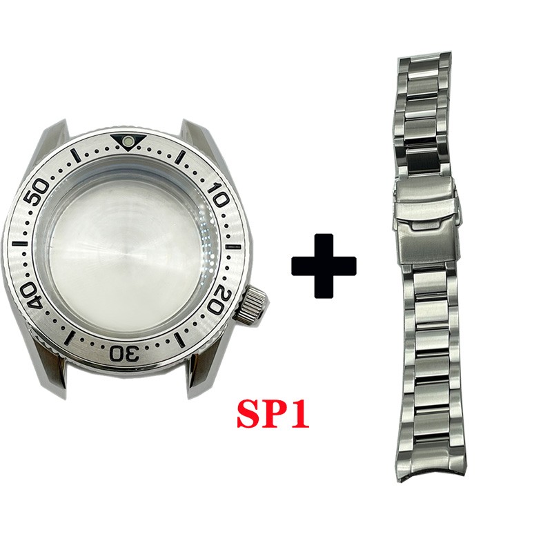 Watch modified parts solid 42mm sterile stainless steel SPB185/187 style watch case and bracelet suitable for NH35/36 movement