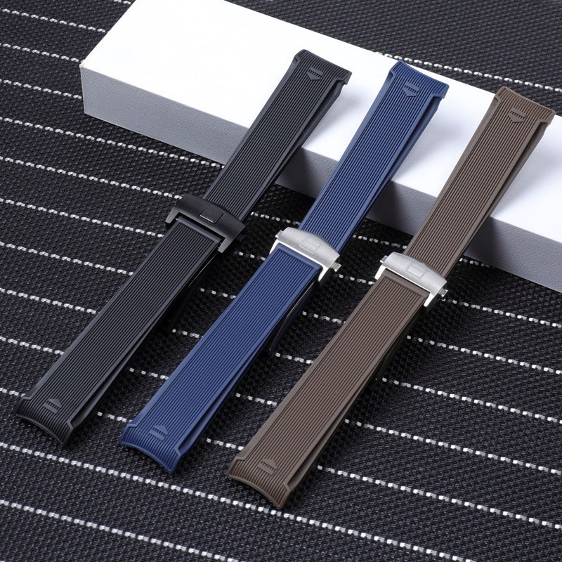 21mm New Style Rubber Watch Strap Waterproof Bracelet Watchband For Tag Heuer AQUARACER 300 WAY201B CALIBRE 5 ACCESSORIES