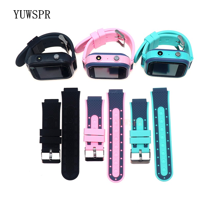 Kids Watch Strap for GPS Smart Watches LT21 Watch Accessories Soft Silicone Band Width 20mm Suitable for Ear Width 16mm