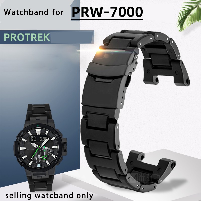 For Casio 5480 PRW-7000/7000fc Light Hard Plastic Watch Strap Protrek Sport Watchband