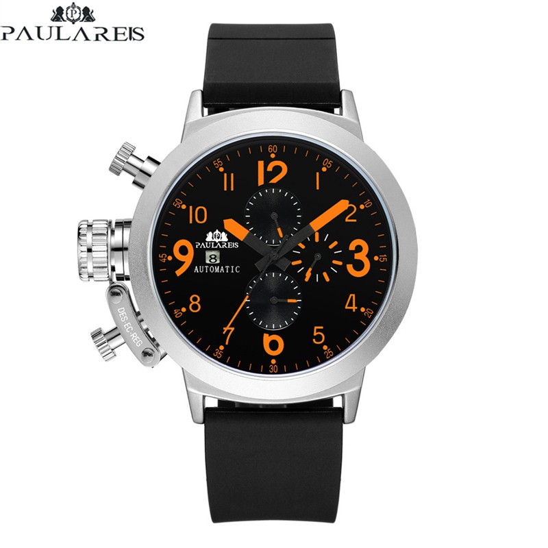 Relogio Automatic Watches Mens 2022 New Luxury Brand Digital Watch Men Mechanical Wristwatches Chronograph Watch Mannen