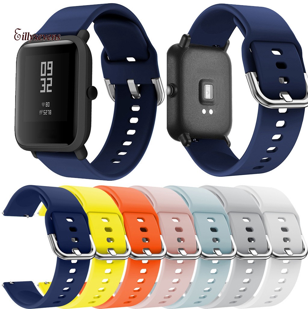 Smart Watch Watchbands Silicone Replacement Strap Straps for Xiaomi Huami Amazfit Bip Youth Watch 애플워치 스트랩