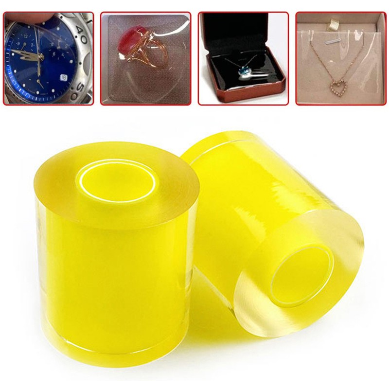 Anti-static Transparent PVC Watch Protective Tape Watch Protector Tape Jewelry Repair Watch Scratch Dust Protection Film