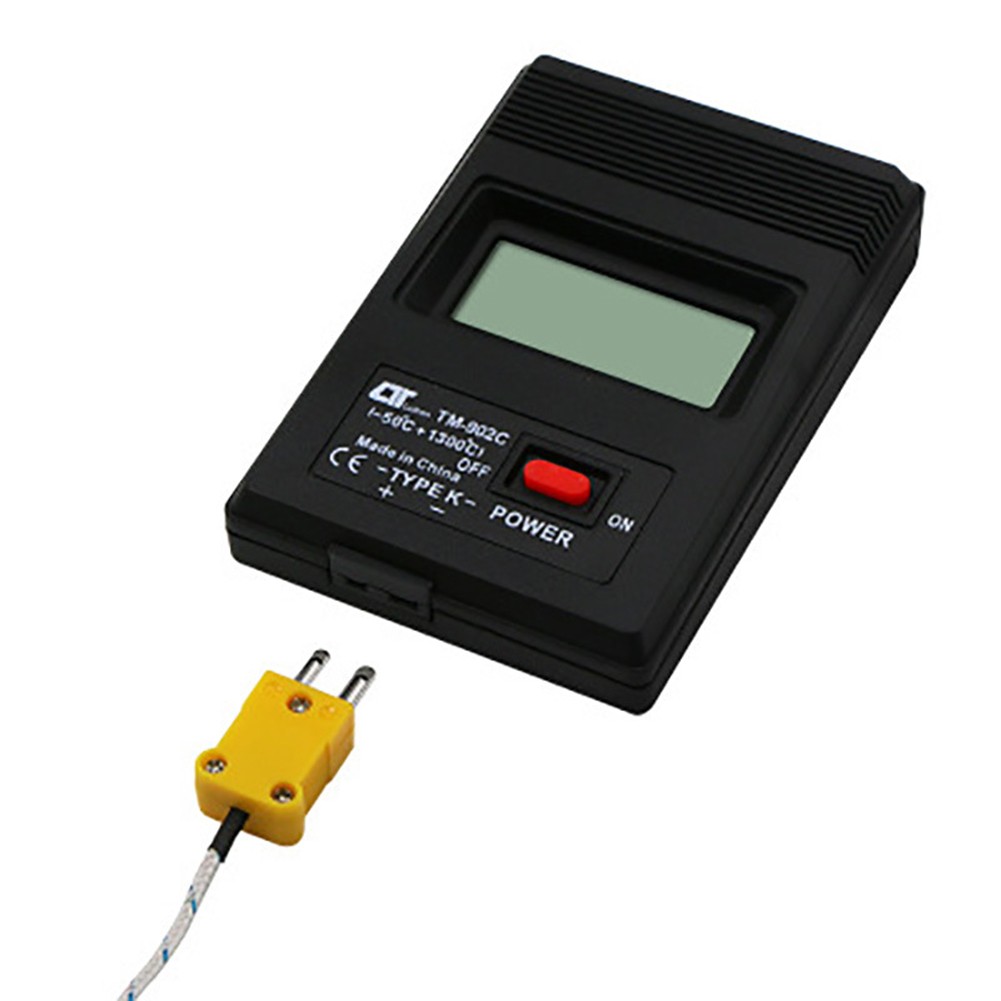 Digital Thermometer TM902C Digital Thermometer Tester Thermometer Thermometer Needle Probe 1300C for Laboratory Factory