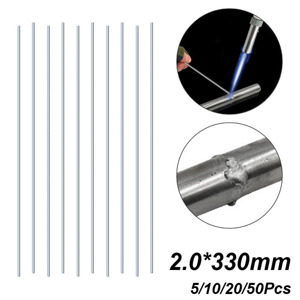 Welding Wire 5/10/20/50pcs 33cm 2.0mm Temperature Soldering Aluminum Easy Melt for Soldering Iron No Solder Flux Required