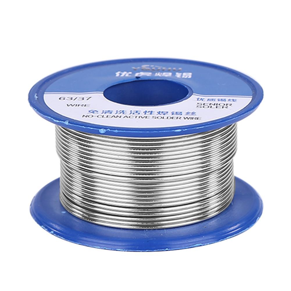 50g Soldering Solder Wire High Purity Low Fusion Spot 0.5mm 0.8mm 1.0mm Rosin Solder Wire Roll No Clean Tin BGA Soldering