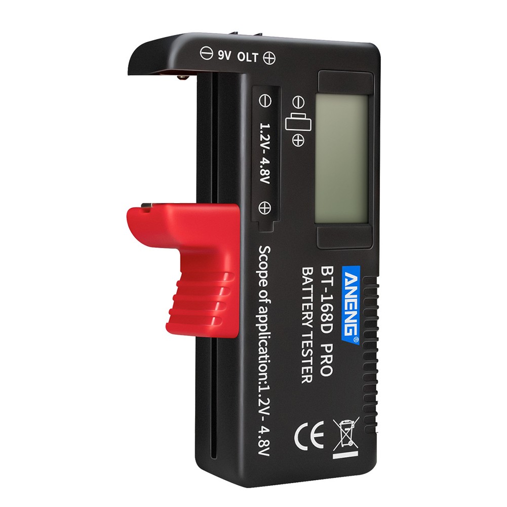 ANENG BT-168 PRO 1.2V-4.8V Digital Battery Tester Battery Capacity Diagnostic Tool Power Indicator Measure Checker