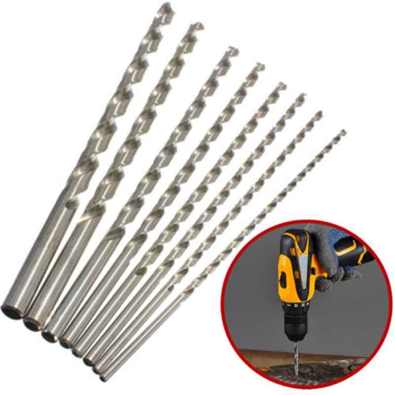 1pc 2-6mm Hand Drill Bit HSS Twist Drill Bit Set Micro Aluminum Hand Drill Woodworking Drill Rotary Tools 160-300mm