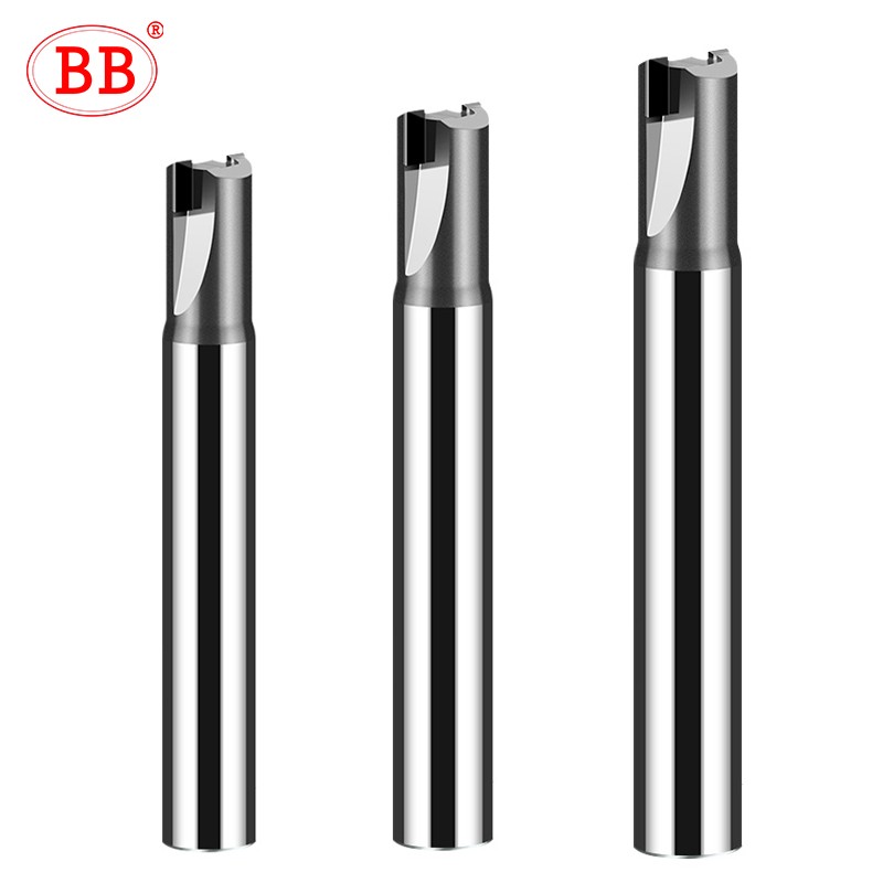 BB PCD Diamond Milling Cutter Carbon Fiber Glass Fiber Bakelite Machining Tool New Material CNC Carbide Bits Carving