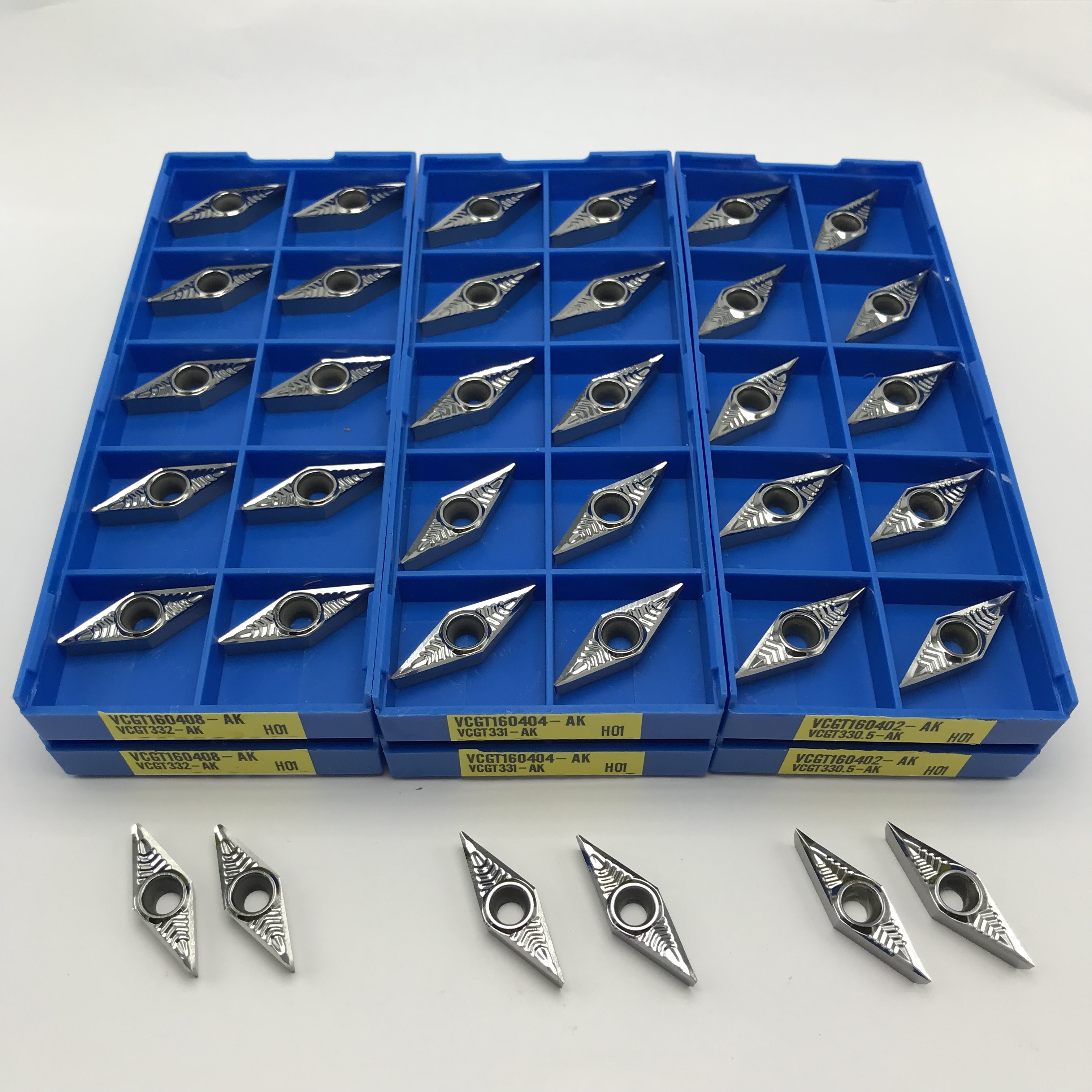 VCGT160402 VCGT160404 VCGT160408 AK H01 aluminum insert inner turning tool cnc lathe tools high quality aluminum copper tool