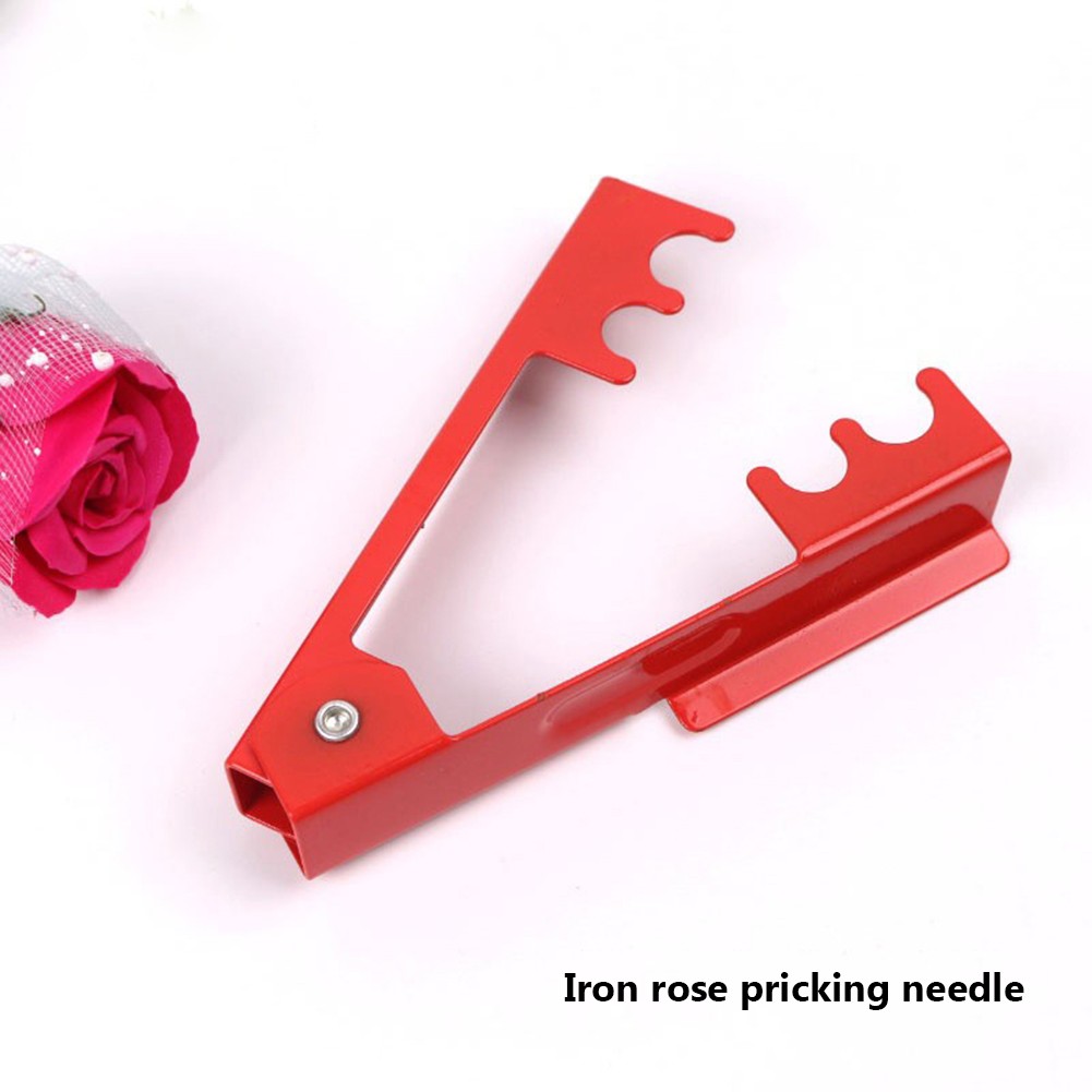 DIY Metal Flower Cutter Garden Rose Flower Thorn Stem Leaf Stripper Rose Plier Remove Burrs Garden Tool