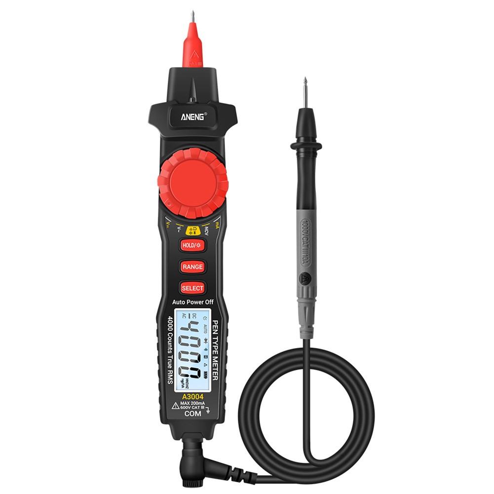 ANENG A3004 Multi Pen Type Meter 4000 Counts Non-contact AC/DC Voltage Resistance Capacitance Diode Test Tool