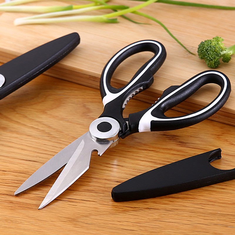 Can Clip Nut Multipurpose Panda Scissors Stainless Steel Food Chicken Bone Scissors Kitchen Household Scissors