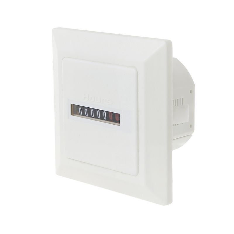 HM-1 Timer Square Counter Digital 0-99999.9 Hour Meter Hourmeter Gauge 0.3W AC220-240V / 50Hz AC