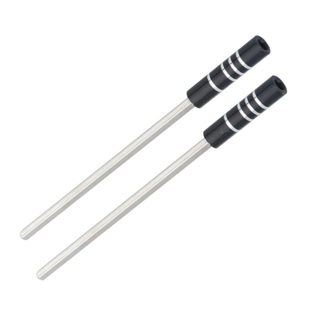 2pcs 123mm Magnetic Shaft Metal Extension Rod Bar 4mm Hex Shank Socket Adapter for 1/8" Screwdriver Bit Holder Hand Tools